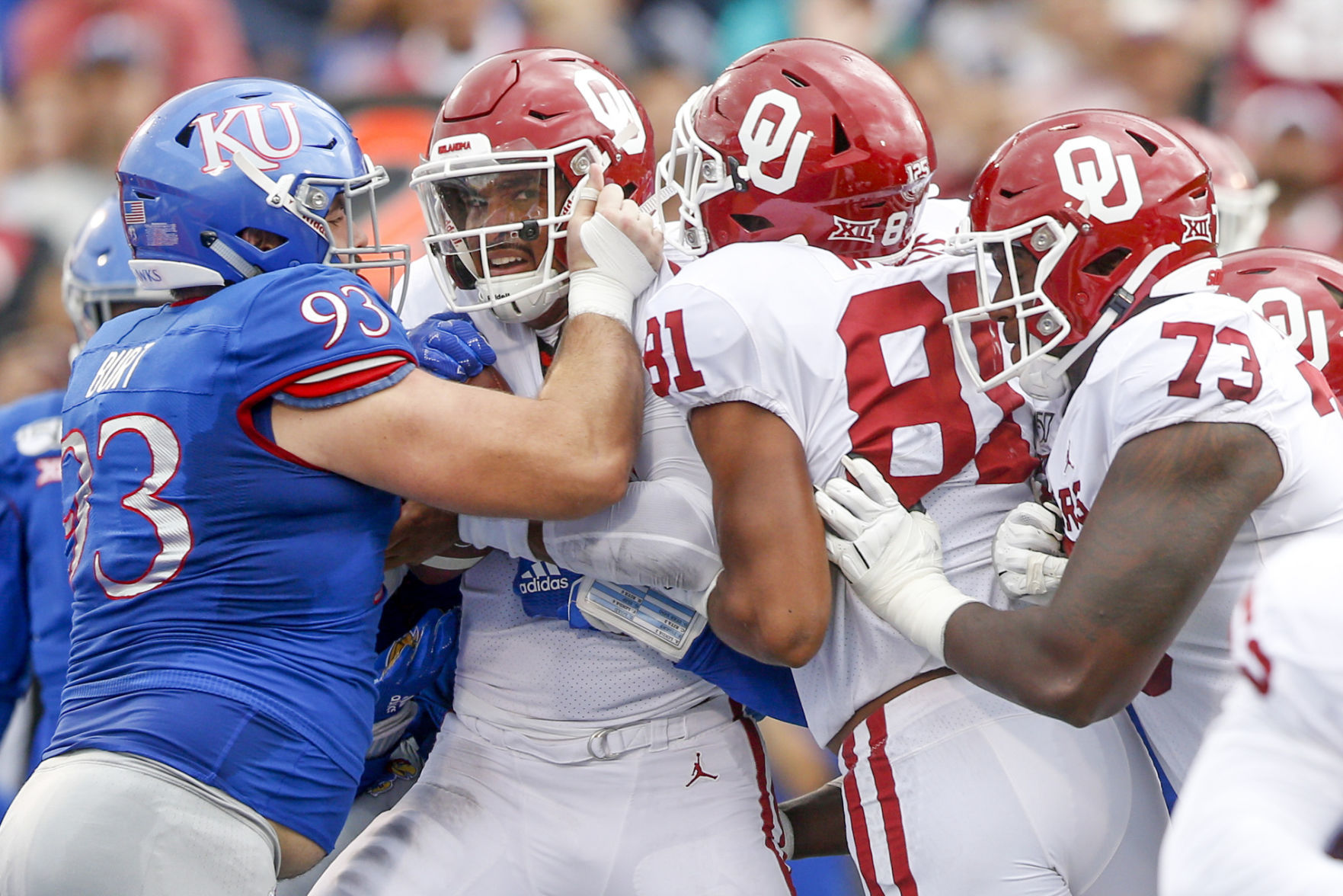 Oklahoma Sooners vs Kansas Jayhawks